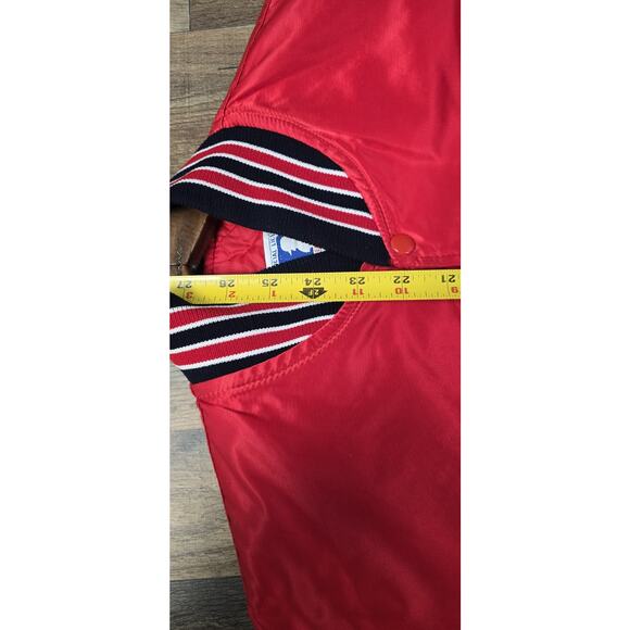Vintage Starter St. Louis Cardinals Satin Embroidered Logo Jacket XL Pre Owned - Picture 13 of 16